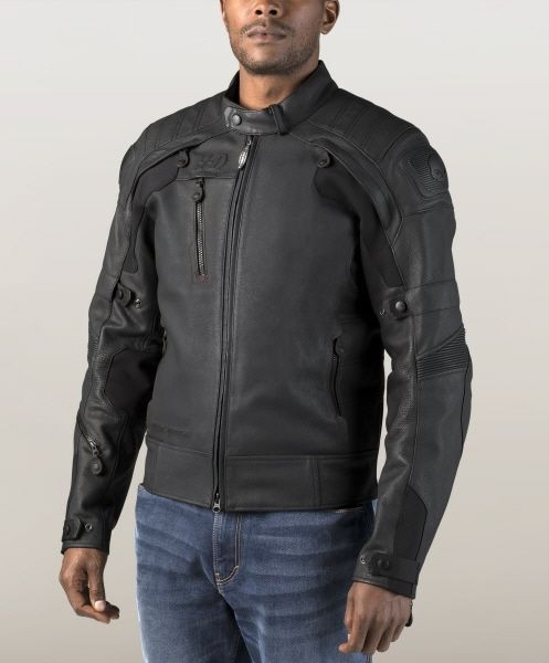 Herren Fxrg Slim Fit Gratify Leder Jacke Coolcore Harley Davidson